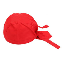 1 PCS Pirate Unisex Colorful Chef Hat Cap Cooking Cap Cloth Plaid Striped Plain Restaurant Waitress Hat Outdoors Cap