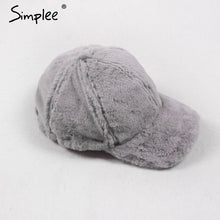 Simplee Winter pompom pink suede baseball cap Women autumn casual streetwear black hat cap 2017 Elegant female hat cap