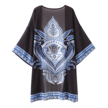 Women's Loose Cover Ups Kimono Cardigan Oversized Summer Chiffon Shawl Blouses