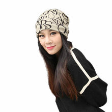 Classic Fashion Hip-Hop English Letter Multi Purpose Baggy Hat Unisex Scarf Bean