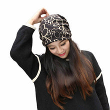 Classic Fashion Hip-Hop English Letter Multi Purpose Baggy Hat Unisex Scarf Bean